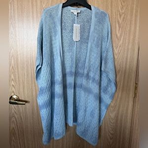 New Vintage America Light Blue Tiedye Knit Cardigan Women’s S
